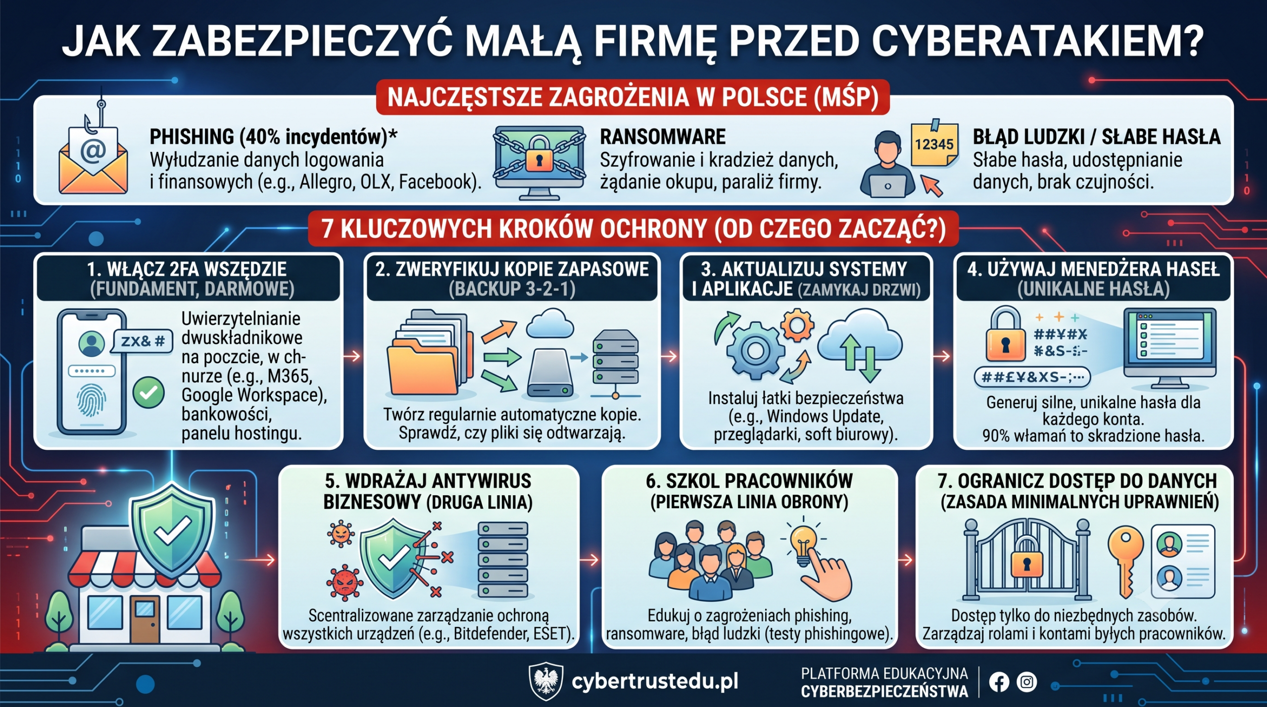 Jak zabezpieczyć małą firmę przed cyberatakiem?